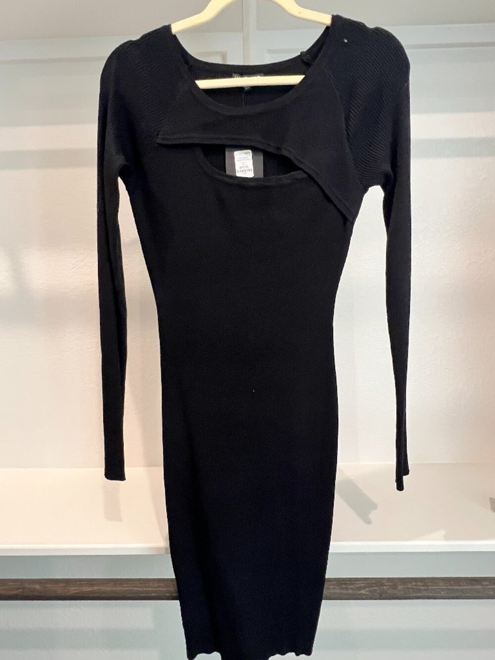 NWT Ribbed Mini Dress - Picture 2 of 3